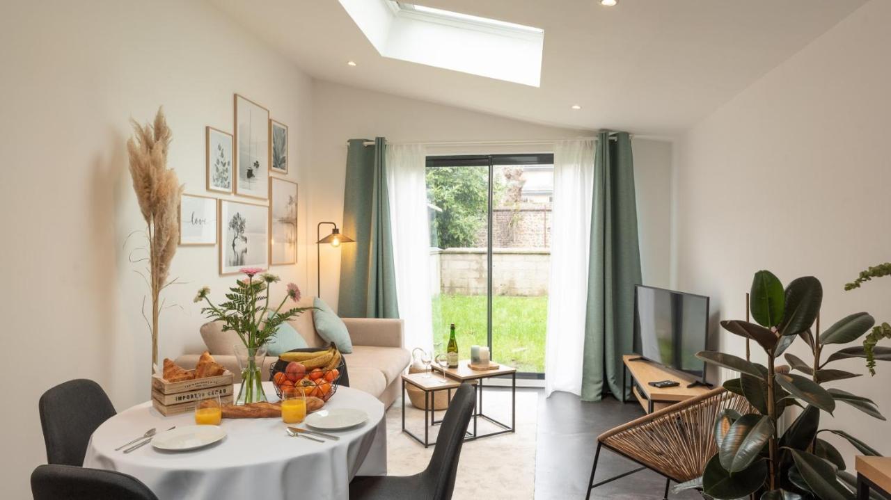 Le Nid Douillet : Superbe Appartement + Jardin Privatif Rouen Eksteriør billede
